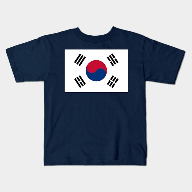 Taegukgi - Korean Flag 태극기 Kids T-Shirt by icdeadpixels